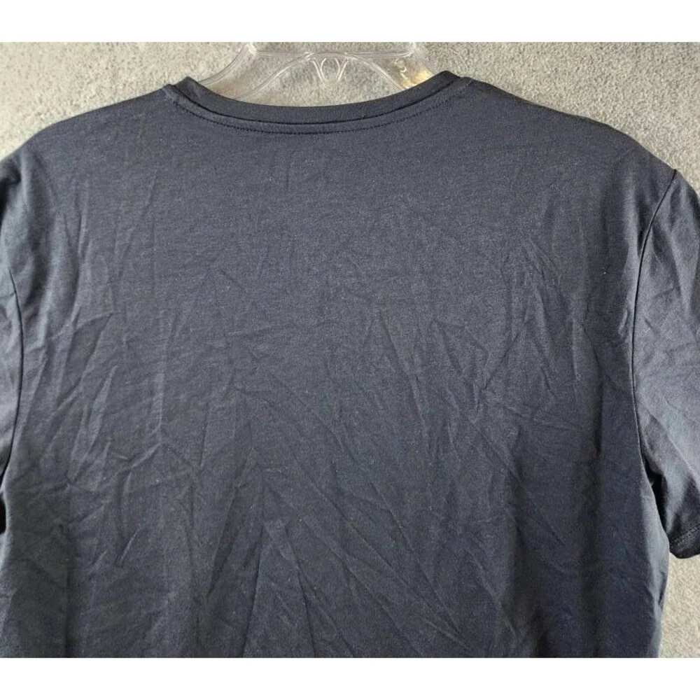 The Men's Store at Bloomingdale's Supima Cotton T-Shirt M True Navy Pullover - Picture 11 of 12